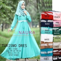 Jual baju muslim gamis dress abaya crepe polos renda turismo ori Murah