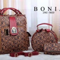 Tas Wanita Tas Ransel BONIA 2502 Ransel Cewek Branded Replika