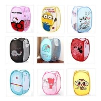 Jual Laundry Bag Box Keranjang Tempat Baju Doraemon Rilakkuma Hello Kitty Murah