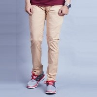Jual Celana Chino Panjang Kerja Caramel Pria Casual Semi Formal Slimfit Murah