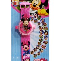 Jual Bestseller terbaru JAM BONEKA 24 PROYEKSI MINNIE MOUSE DLL hotlist Murah