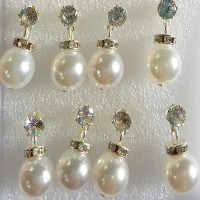 Jual anting giwang statement earrings mutiara Murah