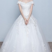 Jual 1708037 Putih Sabrina Gaun Pengantin Wedding Gown Dress Murah