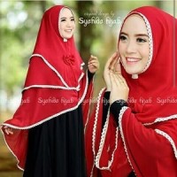 Jual OP1694 Khimar Syahida Hijab Khimar Syahida 3 Layer KODE Bimb2171 Murah
