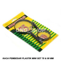 Jual Kaca Pembesar Plastik Mini Set 75 & 50 mm Berkualitas Murah