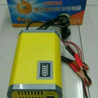 Jual Portable Motorcrycle Car Battery Charger 12 Volt 6 Ampere Murah