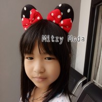 Jual Bando Minnie Mouse Anak Dewasa Ears Pita Fashion Pesta Kostum IMPORT Murah