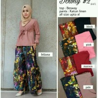 Jual Setelan Blouse Celana Downy #2 Murah