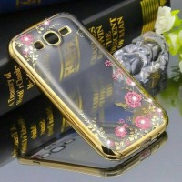 Jual Samsung Galaxy Grand Duos Diamond Flower Butterfly TPU Rubber Softcase Murah