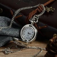 Jual Pocket Watch Jam Kalung Mini Flower Murah