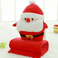 Jual Import Balmut Bantal Selimut Bayi / Anak Santa Kado Natal Terbaik Murah