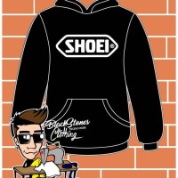 sweater Hoodie hitam helm shoei Thailook NGO biker racing distro