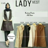 Jual BUSANA MUSLIM ATASAN DREE BLOUSE TUNIK LONG COAT VEST LADY Murah