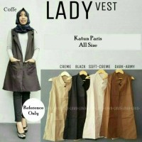 Jual Busana Muslim Atasan Dree Blouse Tunik Long Coat Vest Lady Murah