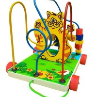 Jual Mainan Edukatif / Edukasi Anak - Balok Kayu Alur Kawat Kucing Cat Wi Murah