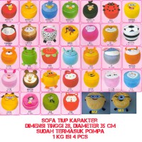 Jual Sofa / Kursi Tiup / Pompa / Balon / Angin Karakter Unyu Angry Bird, Murah