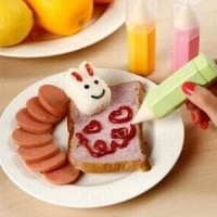 Jual Food Drawing Pen for bento nasi isi 3 pcs warna colours spidol Murah