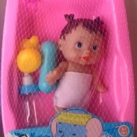 Jual MAINAN BAK MANDI FUNNY BATH TUB BABY DOLL PINK Murah