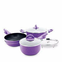 Jual JUAL Panci Supra Cookware Set 7 Pcs Rosemary Warna Ungu Murah