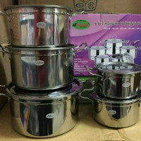 Jual JUAL Panci Set Komodo Best Seller!! Panci Set Komodo Stainlesss Steel Murah