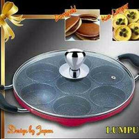 Jual JUAL Bistro Cake Maker~cetakan Martabak Mini 7 Lubang Plus Tutup Kaca Murah