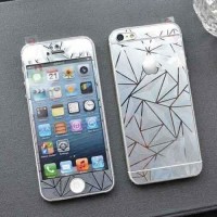 Jual TERMURAH Tempered Glass 2 IN 1 MIRROR 3D Iphone 5/5G/5S/5C (Anti Murah
