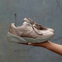 Jual PROMO Puma Rihanna Bow / sepatu cewe / kado cewe / sepatu jalan jalan Murah