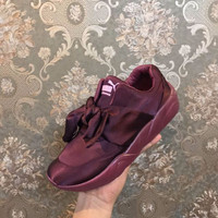 Jual DISKON Puma Rihanna Bow / sepatu cewe / kado cewe / sepatu running / s Murah