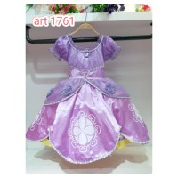 Jual Promo Baju Anak Dress Kostum Princess Sofia Ungu Diskon 20170817 Murah