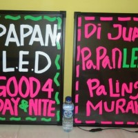 Jual Dijual LED Writing Board 60 cm x 40 cm, Papan Tulis LED Untuk Limited Murah