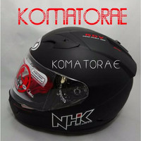 DISKON% Helm full face NHK GP1000 / GP 1000 double visor black dop