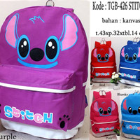 Jual Tas Ransel Karakter Stitch 426 STitch Murah Diskon Murah