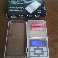Jual Timbangan Digital / Pocket Scale utk Emas, Batu Akik, Diamond (500gr) Murah