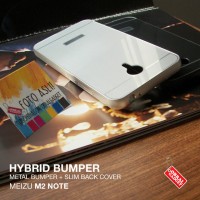 Jual Meizu M2 Note Hybrid Metal Aluminium Bumper & Thin Back Berkualitas Murah