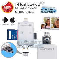 Jual Paling Laris i-Flash Multifunction OTG Apple Lightning + Android USB + Murah