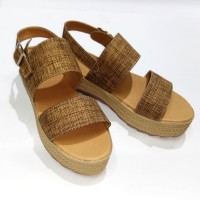 Terlaris sandal wedges wanita terbaru 2017