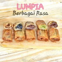 Jual Lumpia Gaul Rasa Oreo Nutella Coklat Keju Tobleron Greentea ovomaltin Murah