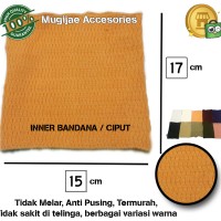 Jual Inner Bandana Rajut Ciput (Model Zigzag) Termurah High Q Murah