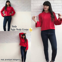 Jual Murah ! Kylie Crop Hoodie Red Murah
