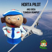 Jual Boneka Edukasi Unik: Boneka Horta Pilot Murah