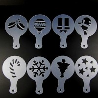 Jual 8 Patern Coffee Mold / Cetakan Kopi Dan Susu Barista Latte Cappucino Murah