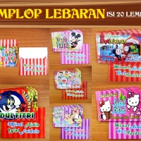 Jual Amplop Lebaran Belang Karakter Karton Lucu Anak Murah
