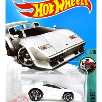 Jual Lamborghini Countach Putih / White Tooned - Hot Wheels Hw Mtf36 Murah