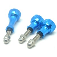 Jual Aluminium Thumb Stainless Bolt Nut Screw 3pcs Xiaomi Yi 2 4K / GoPro Murah