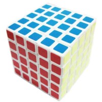 Jual Rubik YJ Yong Jun 5x5x5 / 5x5 White Base Speed Cube YongJun Murah