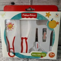 Jual Alat manicure Bayi/ Sisir Set Baby 6in1 Fisher Price Baby Gift set Murah