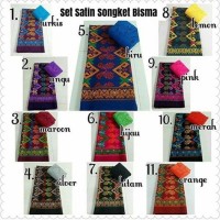 Jual set kain kebaya/brokat/brukat sofia & satin bisma Murah