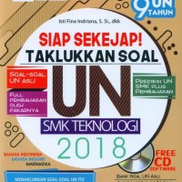 Jual Siap Sekejap !! Taklukkan Soal UN SMK Teknologi 2018 + CD Murah