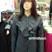 Jual OP5272 atasan wanita kemeja kerja ruffle kemeja ruffle dalama KODE Bi Murah