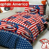 Jual SPREI KATUN CVC 180x200 captain america Murah